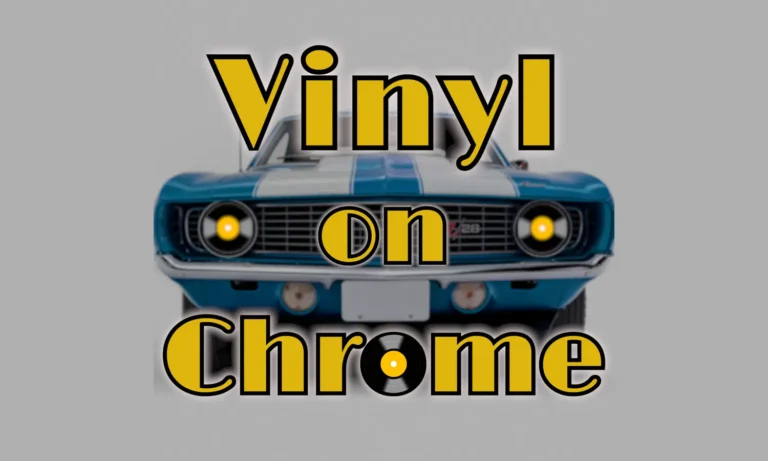 Vinyl on Chrome show artwork