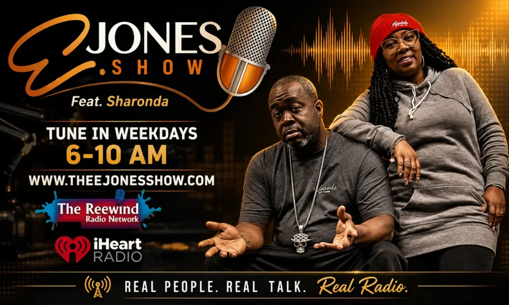 E Jones Show feat. Sharonda show artwork
