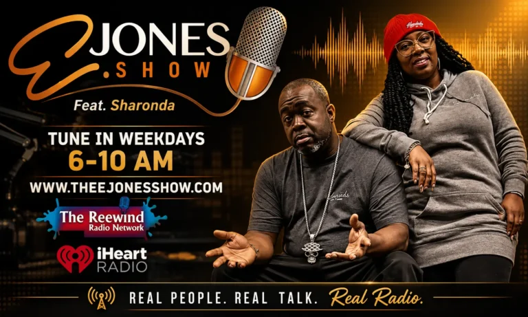E Jones Show feat. Sharonda show artwork
