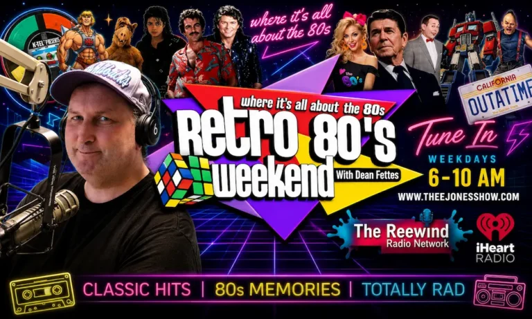 Retro 80s Weekend show artwork